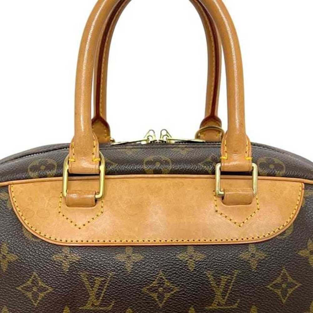 LOUIS VUITTON Brown Monogram Leather Deauville Boston Bag - Picture 8 of 11